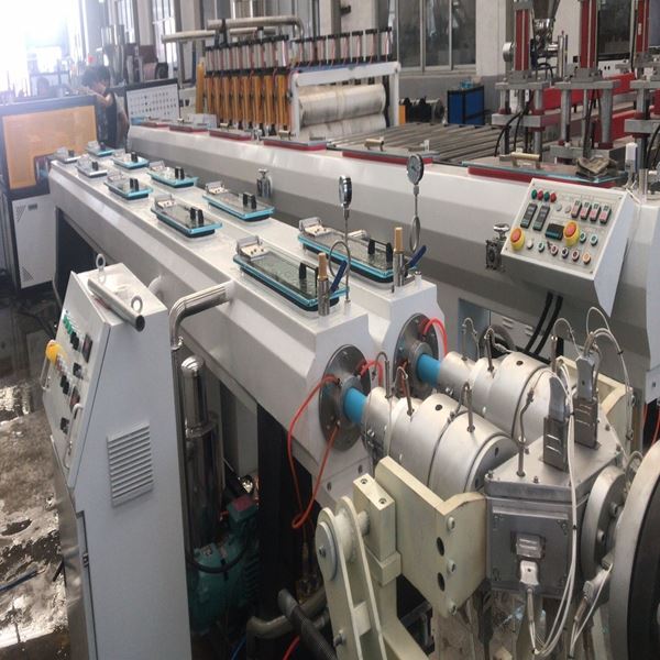 Double Cavities PVC түтүк Extrusion Machine Line